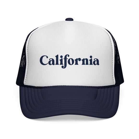 California Retro Mountains Trucker Hat
