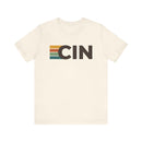 Cincinnati, Ohio tee - CIN t shirt retro stripes-1