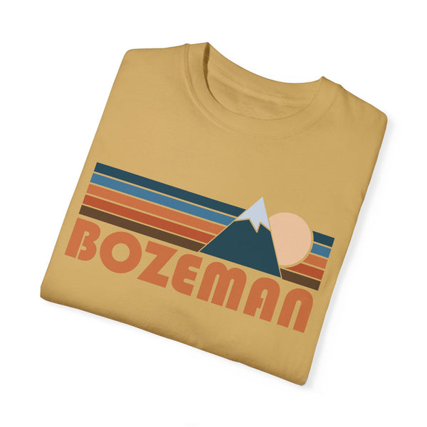 Bozeman, Montana Graphic Tee, Comfort Colors Retro Unisex Bozeman T shirt, Mountain Adventure Shirt