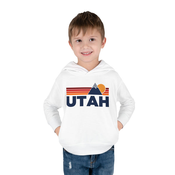 Utah Toddler Hoodie - Unisex Mountain Pullover Sweatshirt, Kids Hooded Jumper, Utah Souvenir