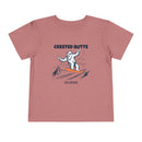 Crested Butte, Colorado Yeti Snowboard Toddler Tee-3