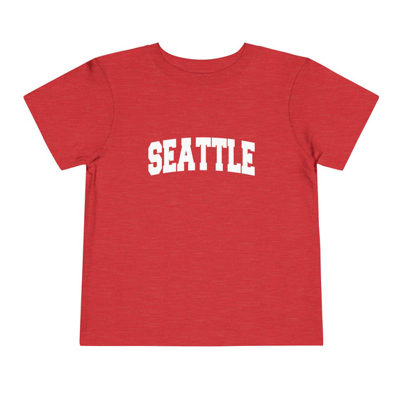 Seattle, Washington Toddler Graphic Tee - Kids Seattle Vacation Shirt