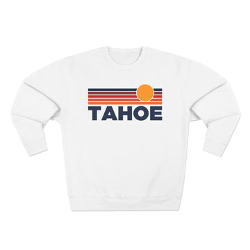 Premium Lake Tahoe, California Sun Graphic Sweatshirt - 0