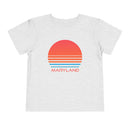 Maryland Toddler T-Shirt - Retro 80s Unisex Toddler Maryland Shirt-3