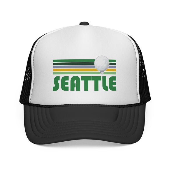 Seattle,  Washington Retro  Washington Trucker Hat