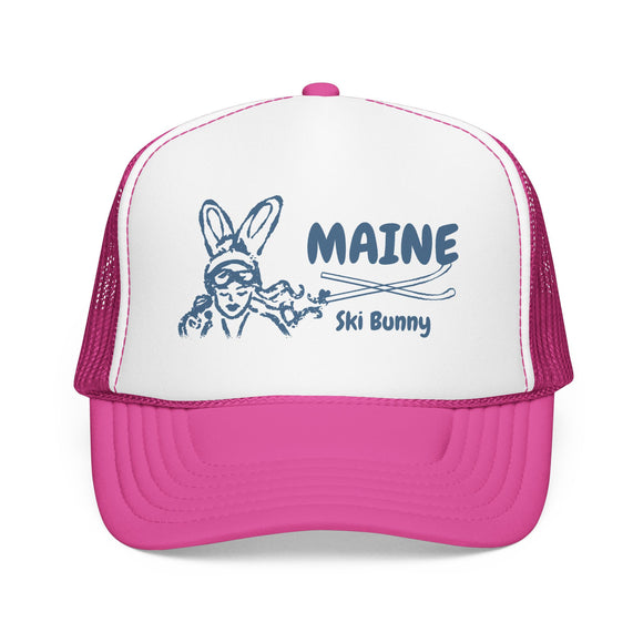 Maine Ski Bunny Trucker Hat