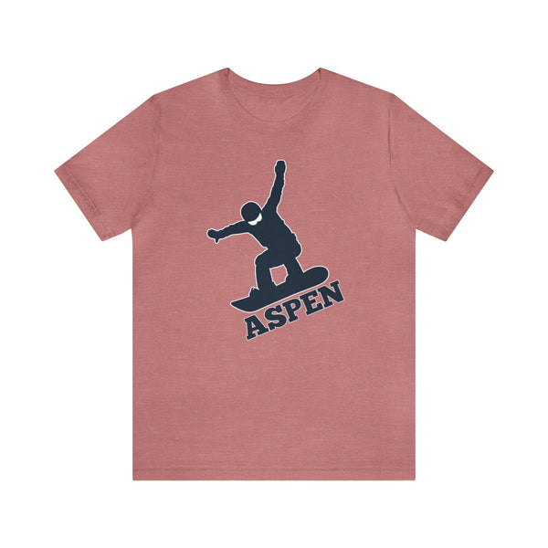 Aspen, Colorado T-Shirt - Snowboard Unisex Aspen Shirt