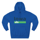 Premium Iowa Hoodie - Retro Unisex Sweatshirt-3