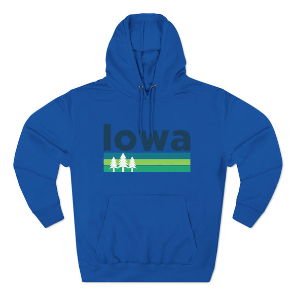 Premium Iowa Hoodie - Retro Unisex Sweatshirt