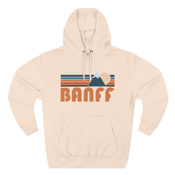 Banff, Canada Hoodie - Retro Mountain Unisex Sweatshirt