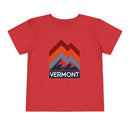 Vermont Toddler T-Shirt - Retro Palm Tree Unisex Toddler Vermont Shirt-5