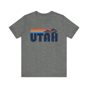 Utah T Shirt - Retro Jetski PWC Graphic Utah Tee