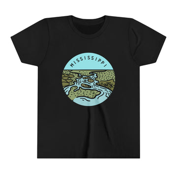 Mississippi Youth T-Shirt - Unisex Kids Mississippi Shirt - 0