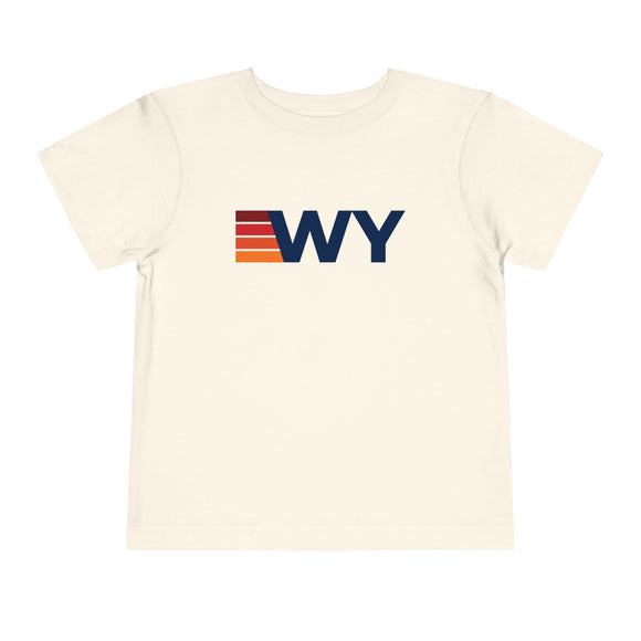 Wyoming Toddler Tee - Retro WY T-Shirt