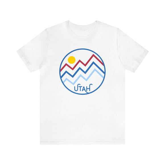 Utah T-Shirt - Retro Mountain Unisex Utah Shirt