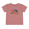 Telluride, Colorado Toddler T-Shirt - Retro Palm Tree Toddler Telluride Shirt