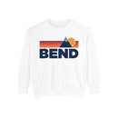 Bend, Oregon Mountain Stripes Sweatshirt | Comfort Colors - 100% Cotton-3