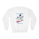 Telluride, Colorado Youth Crewneck Sweatshirt - Ski Snowman Unisex Kid's Telluride, Colorado Sweatshirt-1