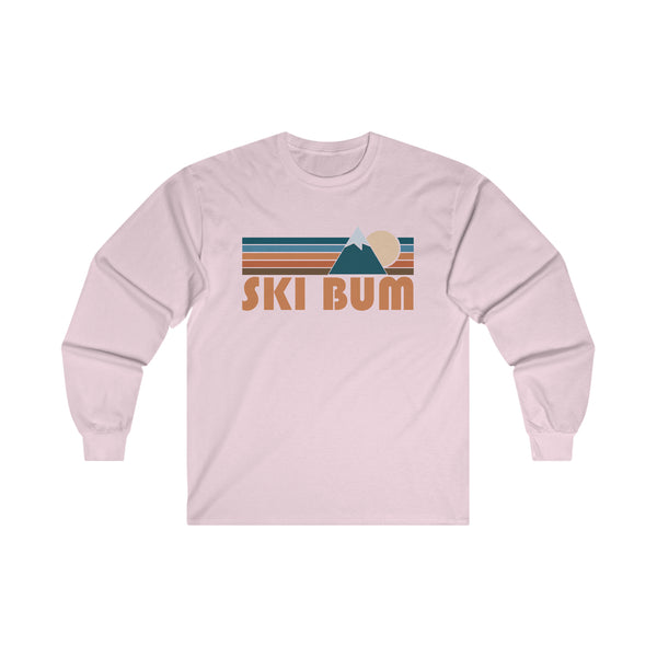 Ski Bum Long Sleeve Shirt - Retro Unisex Ski Bum Long Sleeve Tee