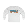 Ski Bum Long Sleeve Shirt - Retro Unisex Ski Bum Long Sleeve Tee