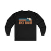 Ski Bum Long Sleeve Shirt - Retro Unisex Ski Bum Long Sleeve Tee