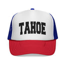 Lake Tahoe, California Collegiate Style Trucker Hat-1