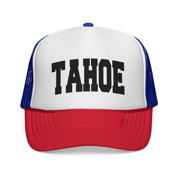 Lake Tahoe, California Collegiate Style Trucker Hat