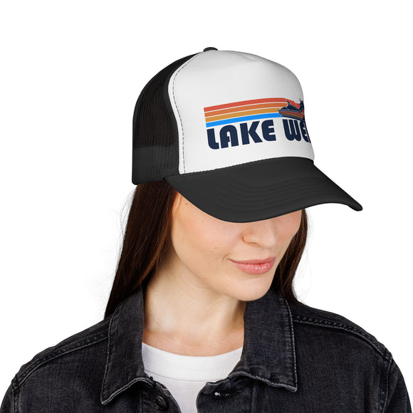 Lake Weir, Florida PWC Boating Trucker Hat - Vintage Style Lake Weir Cap