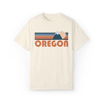 Oregon Graphic Tee, Comfort Colors Retro Unisex T shirt, Mountain Adventure Shirt - 0