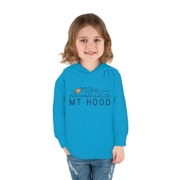 Mt Hood, Oregon Toddler Hoodie - Unisex Mt Hood Toddler Sweatshirt