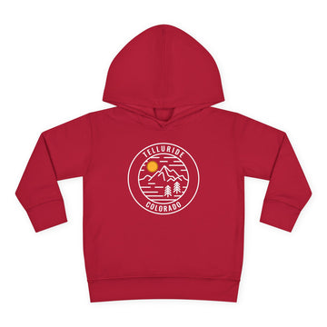 Buy vintage-red Telluride, Colorado Toddler Hoodie - Unisex Telluride Toddler Sweatshirt