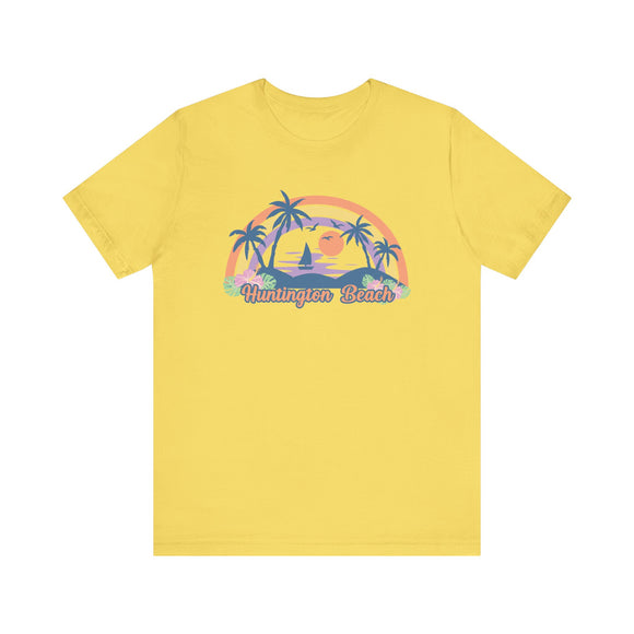 Huntington Beach, California T-Shirt - Retro Beach Unisex Huntington Beach Shirt