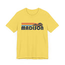 Madison, Wisconsin T Shirt - Retro Jetski PWC Graphic Tee-13