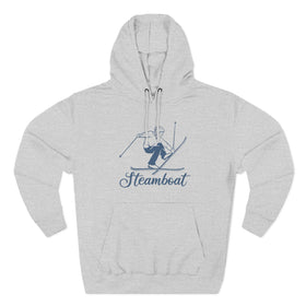 Premium Steamboat, Colorado Vintage Snow Ski Hoodie - 0