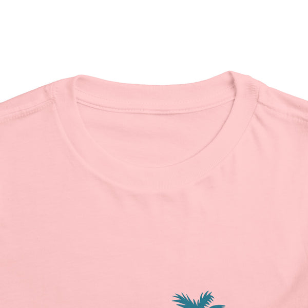 Tulum, Mexico Toddler T-Shirt - Retro Palm Tree Toddler Tulum Shirt