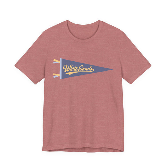 White Sands National Park Pennant T-Shirt — Vintage Camp Flag Tee