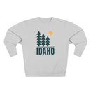 Premium Idaho Pine Tree Graphic Sweatshirt — Retro Nature Crewneck-1