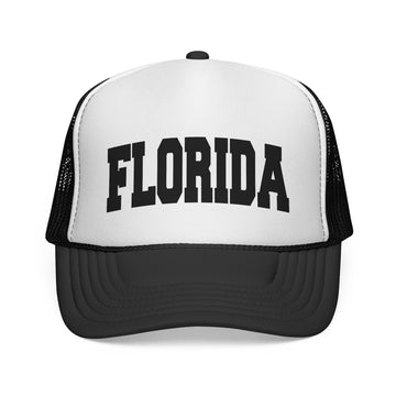 Florida Retro Collegiate Style Trucker Hat - 0