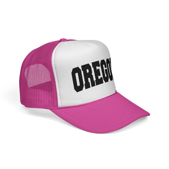 Oregon Retro Collegiate Style Trucker Hat