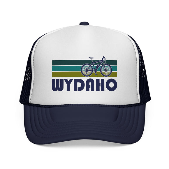 Wydaho Retro Bike Trucker Hat - Vintage Style Wydaho Cap