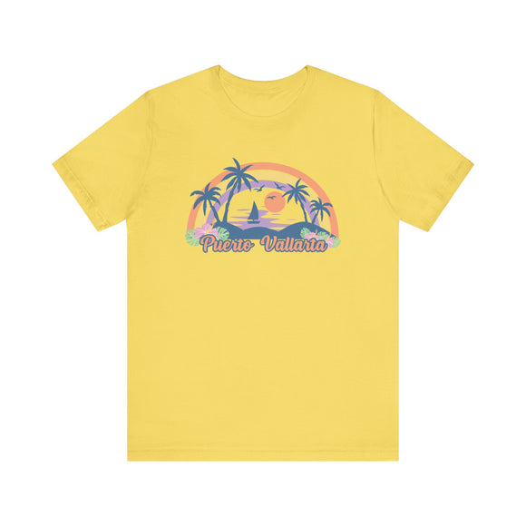 Puerto Vallarta T-Shirt - Retro Beach Unisex Puerto Vallarta Shirt
