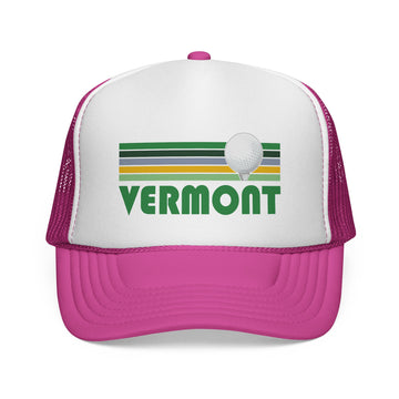 Buy pink Vermont Retro Vermont Trucker Hat