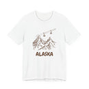 Alaska Mountain T-Shirt - Vintage Gondola Ski Mountain Tee-2