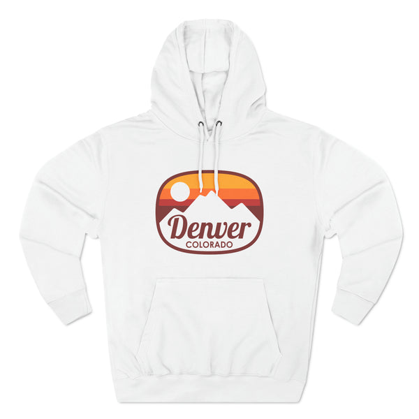 Premium Denver, Colorado Hoodie - Retro Unisex Denver Sweatshirt