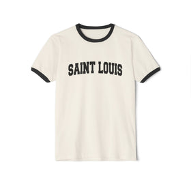 St Louis, Missouri Cotton Ringer Graphic Tee - Unisex St Louis T Shirt, Vintage Style Tee, Men's/Women's Tee