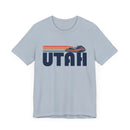 Utah T Shirt - Retro Jetski PWC Graphic Utah Tee-16