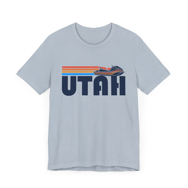 Utah T Shirt - Retro Jetski PWC Graphic Utah Tee
