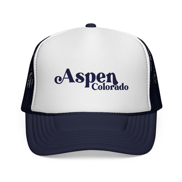Aspen, Colorado Retro Trucker Hat