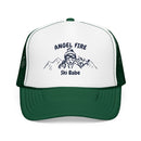 Angel Fire, New Mexico Ski Babe Trucker Hat — Foam Mesh Cap-3
