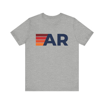 Buy athletic-heather Arkansas Retro Stripes T-Shirt | Arkansas State Tee